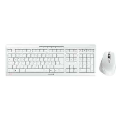 14. CHERRY JD-8550DE-0 Tastatur und Maus inklusive, kabellos, QWERTZ-Tastatur, Deutsch, Weiß, Heim-/Büro-Funkversion