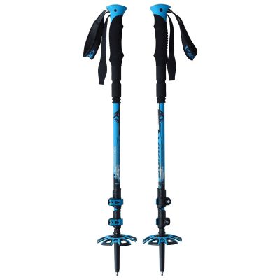 5. VIKING Vario Tour Skitouren-Skistöcke 65-135 cm, blau