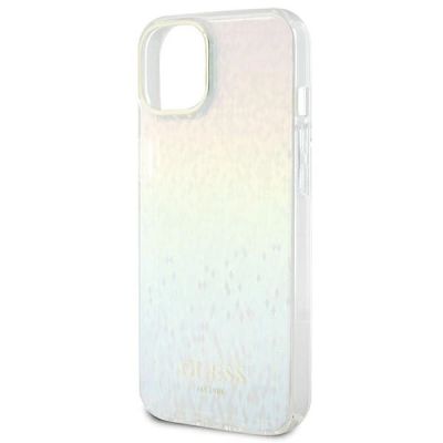 6. Guess IML Faceted Mirror Disco Iridescent Hülle für iPhone 12/12 Pro – mehrfarbig