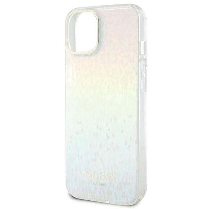 6. Guess IML Faceted Mirror Disco Iridescent Hülle für iPhone 12/12 Pro – mehrfarbig