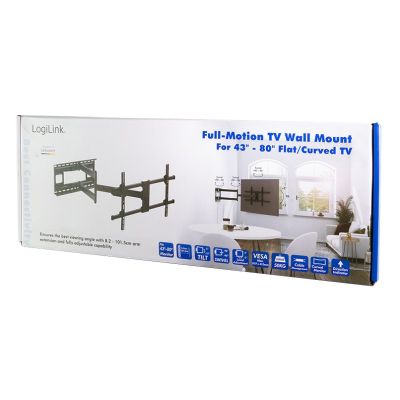 8. LogiLink BP0138 TV-Halterung 2,03 m (80") Schwarz