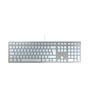 7. CHERRY KC 6000C für MAC Tastatur, universell, USB, QWERTZ, Neusilber