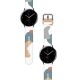 2. Strap Moro für Samsung Galaxy Watch 40 / 41 / 42 / 43 / 44 mm Silikonarmband Uhrenarmband - Muster 2