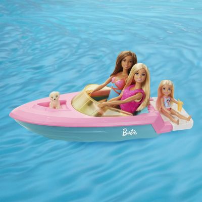 5. Barbie Motorboot + Puppe GRG30 MATTEL