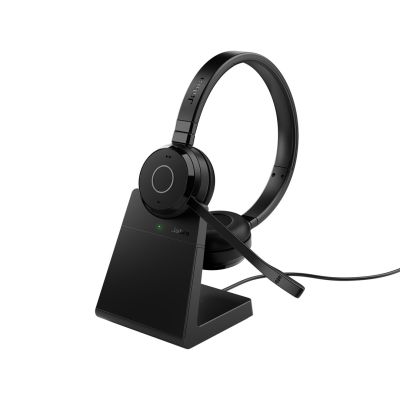Jabra Evolve 65 TE Stereo-On-Ear-Kopfhörer + Ständer