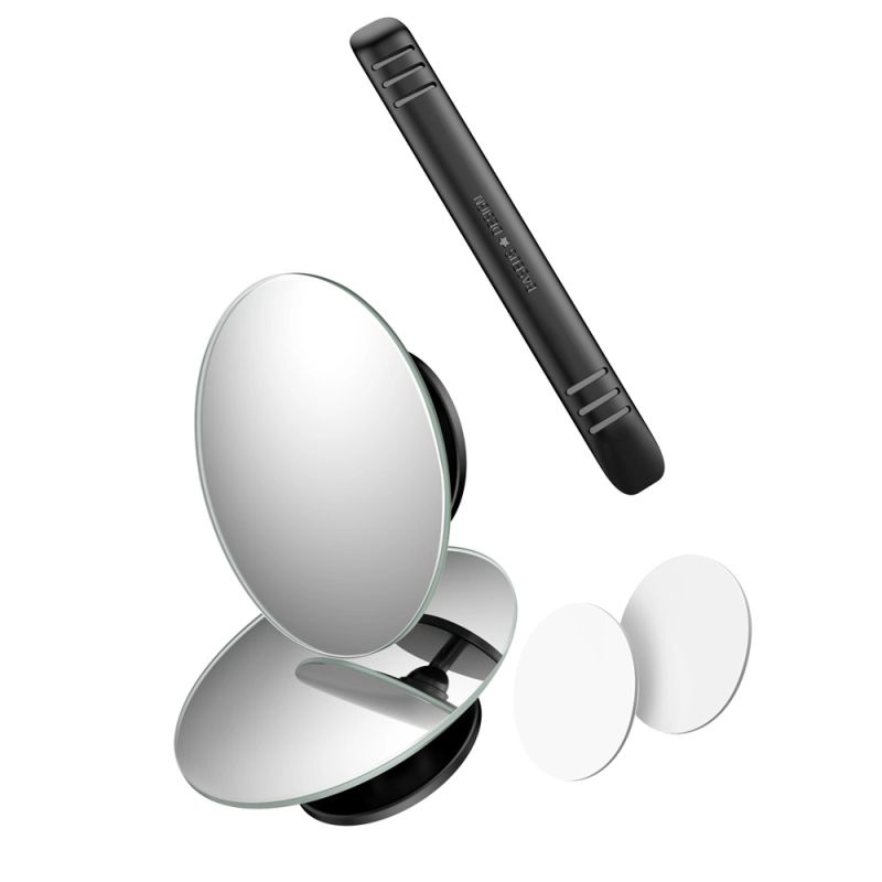 5. Baseus Full-view Blind-spot Mirror 2x Toter-Winkel-Spiegel Weitwinkel Spiegel schwarz (ACMDJ-01)