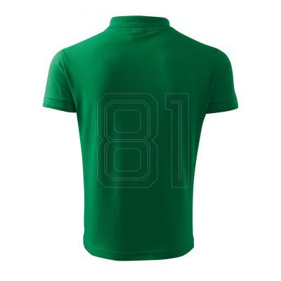 5. Malfini Pique Polo Free M MLI-F0316 grasgrünes Poloshirt