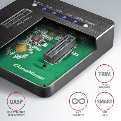 5. Axagon ADSA-M2C Festplatten-Dockingstation USB 3.2 Gen 2 (3.1 Gen 2) Typ-C