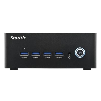 6. Shuttle Nano PC NA10H PC Größe 1L Schwarz 8845HS 3,8 GHz