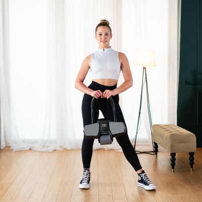 19. KA10 SCHWARZES ABS-RAD AUTOMATIKRAD ZUM TRAINING DER BAUCHMUSKEL MIT UNTERSTÜTZUNG