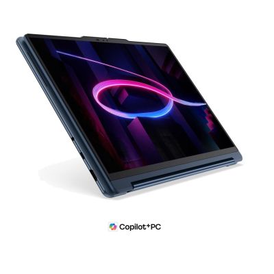 10. Lenovo Yoga 9i 2-in-1 Aura Edition 14IPH11 Ultra 7 355 14" 2.8K OLED 500 Nits glänzend 32 GB LPDDR5X-7467 SSD 512 GB Intel Graphics WiFi 7 + BT Kamera 5,0 MP + IR 70 Wh Windows 11 Cosmic Blue