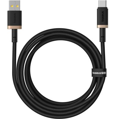Baseus Dura USB-Typ-C-Kabel 60W 2m (Schwarz-Gold)