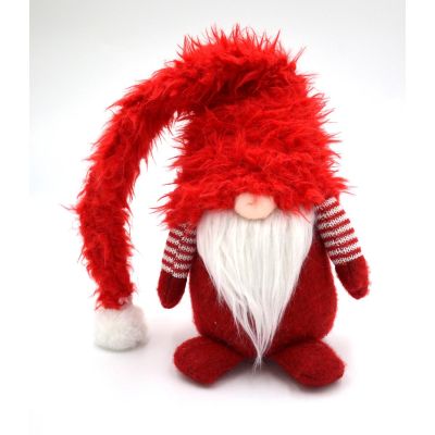 7. Gartenzwerg mit Pelzmütze, 86 cm