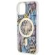 6. Guess Leopard MagSafe-Hülle für iPhone 14 – blau