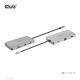 5. CLUB3D CSV-1594 USB 3.2 Gen 1 (3.1 Gen 1) Typ-C Dockingstation, Schwarz, Grau