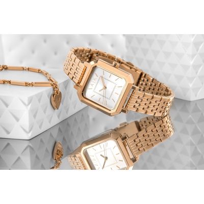 6. Damenuhr + Armband ARMANI EXCHANGE AX7164SET + Box