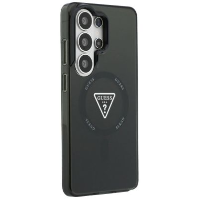 4. Guess IML Gradient Triangle MagSafe Hülle für Samsung Galaxy S26 Ultra - Schwarz