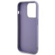 7. Guess Pailletten-Schriftzug-Metallgehäuse für iPhone 15 Pro – Lila
