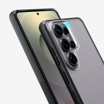 13. Nillkin Super Frosted Shield Pro Hülle für Samsung Galaxy S26 Ultra – Transparent Schwarz
