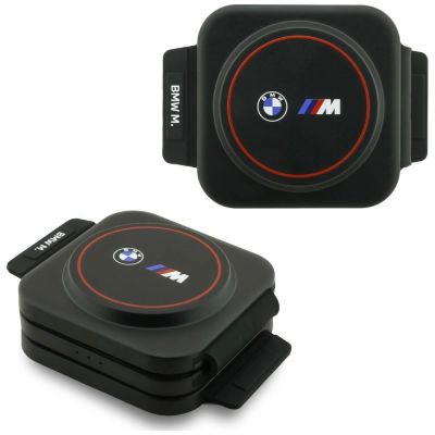 BMW M Qi2 15W 3-in-1-Ladegerät mit Logodruck – Rot