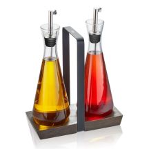 GEFU X-PLOSION Öl-/Essigspender 0,25 l Glas, Silikon, Edelstahl Transparent