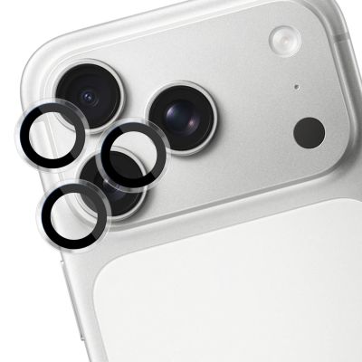6. 3MK Lens Protection Pro Schwarzes gehärtetes Glas für iPhone 18 Pro / 18 Pro Max
