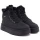 8. Schwarze Big Star Plateau-Schneestiefel für Damen UU274167