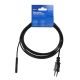 SAVIO CL-105 Kabel (2-polig - Euro; 3 m; schwarz)