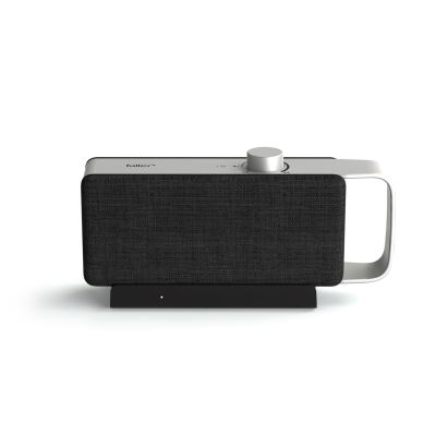 FALLER OSKAR Tragbarer Mono-Lautsprecher Schwarz, Silber 4 W