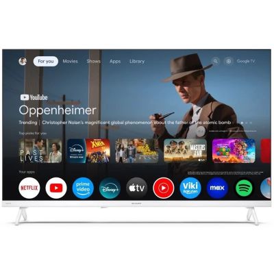 7. Sharp LC-32HF2265EW 81,3 cm (32 Zoll) HD Smart-TV mit WLAN, Weiß