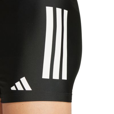 5. adidas Herren-Badeshorts mit 3 Streifen, 5 cm lang, Schwarz, JN6533