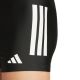 5. adidas Herren-Badeshorts mit 3 Streifen, 5 cm lang, Schwarz, JN6533