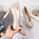 Sergio Leone W SK3AC perlenbesetzte Pumps in Nude 