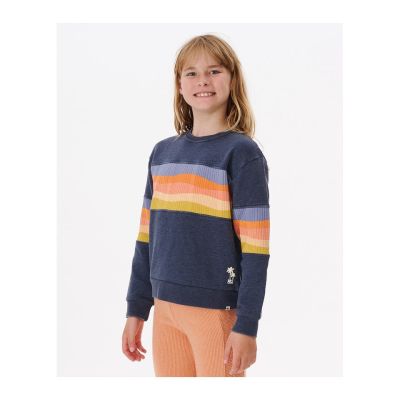 2. RIP CURL Melting Waves Crew Sweatshirt - Mädchen Marineblau