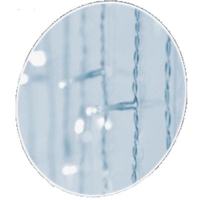 9. Weihnachtsbaumbeleuchtung, Außenbeleuchtung, 180 LEDs, Steuerung, Zeitschaltuhr, kaltweißes, transparentes Kabel