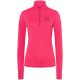 2. Damen-Thermoshirt mit langen Ärmeln und Stehkragen SUPER.NATURAL W Tundra 175 Zip 1/4 Flear rosa