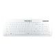 Man & Machine Very Cool Flat medizinische USB-Tastatur, QWERTY, US-International, Weiß