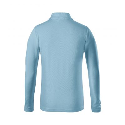 6. Kinder-Pique-Poloshirt LS (Blau)