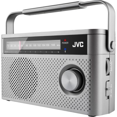 3. JVC Tragbares Radio RA-E315G Grau