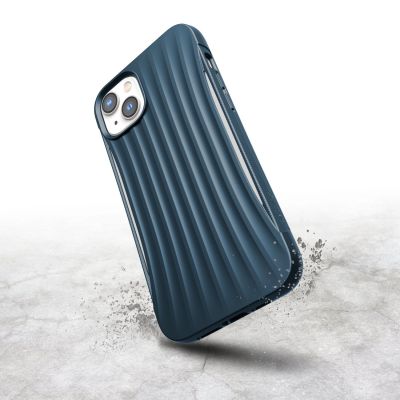 7. Raptic X-Doria Clutch Case iPhone 14 Plus Rückseite blau