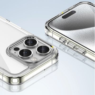 6. Schutzhülle im Weltraum-Design für iPhone 16e/17e mit flexiblem Rahmen – Transparent
