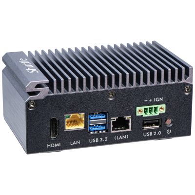 5. Shuttle Edge PC SPCEL03 PC Größe 0,46L Schwarz x6413E Intel SoC BGA 1493 1,5 GHz