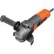 Black & Decker BLACK+DECKER BEG210-Qs Meuleuse d'Angle Poignée 3 Positionen, 900 W, Noir, 115 mm