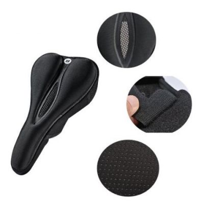 2. Rockbros Gel-Sitzbezug Schwarz