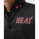 4. Mitchell &amp; Ness NBA Heavyweight Satin Jacket Miami Heat M OJBF3413-MHEYYPPPBLCK