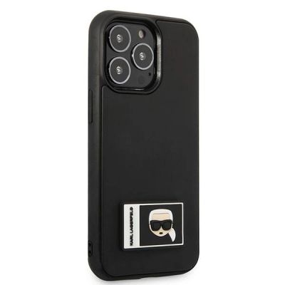 4. Karl Lagerfeld Ikonik Patch Case für iPhone 13 Pro / iPhone 13 - Schwarz