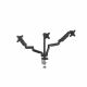 4. Fellowes Ergonomics 3-Monitor-Arm – Platinum-Serie