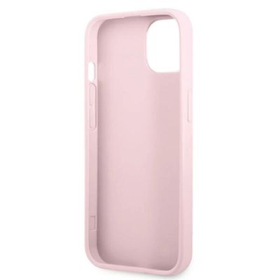 7. Guess GUHCP13SPSASBPU iPhone 13 mini 5,4 "lila / lila Saffiano Hot Stamp & Metalllogo