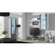 5. TV-Schrank SOHO 180 weiß/grau glänzend