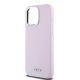 6. DKNY Flüssigsilikon-Hülle mit kleinem Metalllogo und MagSafe-Funktion für iPhone 15 Pro Max – Pink